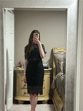 Zalalus Black Lace Dress
